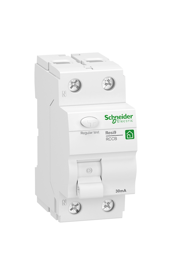 Schneider Electric RESI9 R9R02225 áram-védőkapcsoló, A, 2P, 25A, 30mA