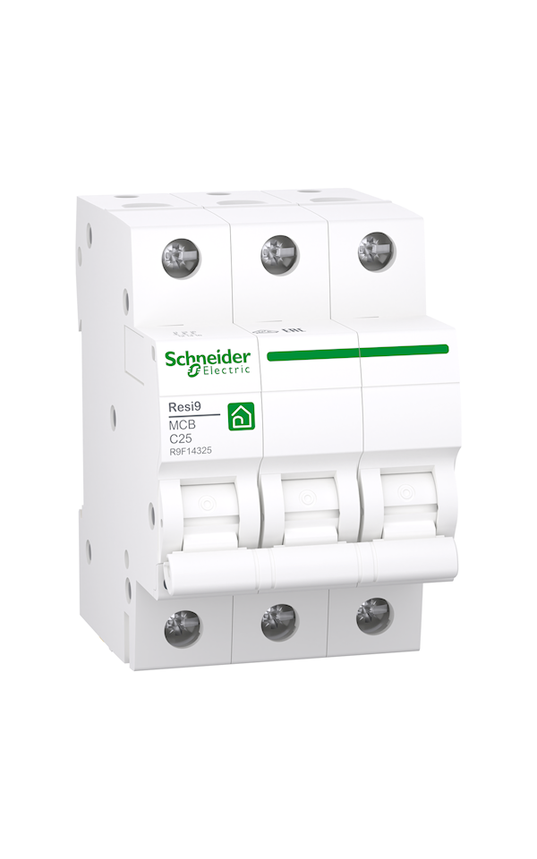 Schneider Electric R9 R9F14325 kismegszakító 3P,25A, C karakterisztika