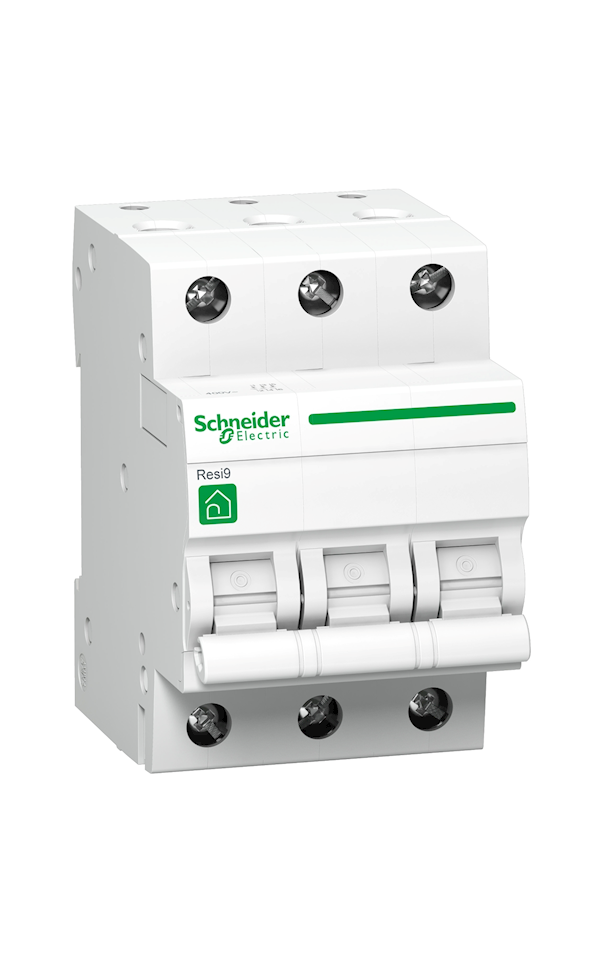 Schneider Electric R9 R9F14363 kismegszakító 3P,63A, C karakterisztika