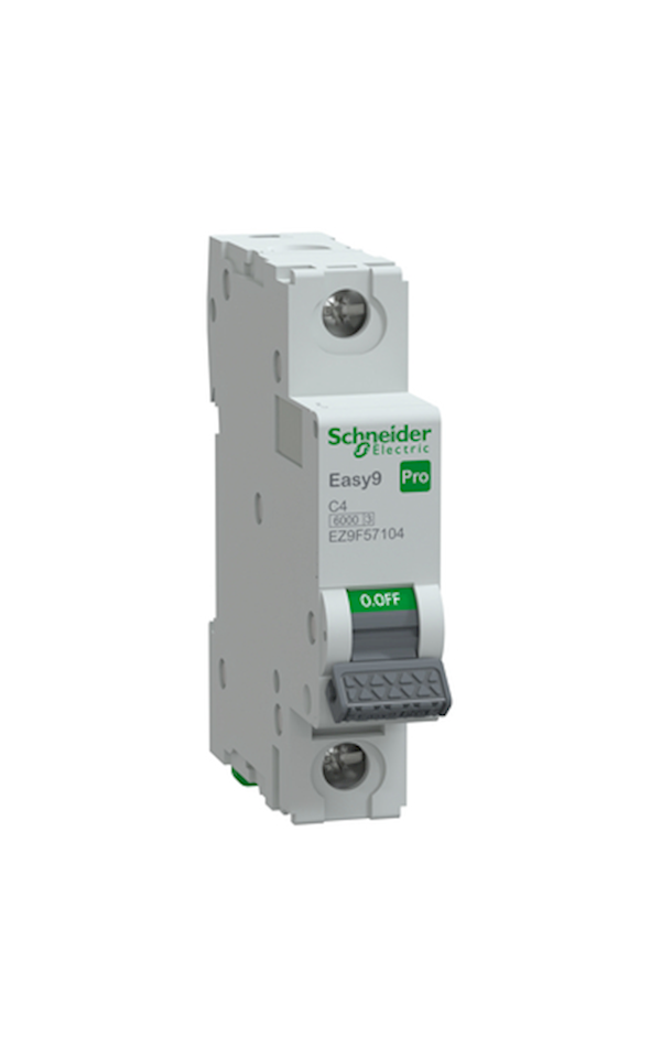 Schneider Electric EASY9 PRO EZ9F57104 Kismegszakító, 1P, C, 4A