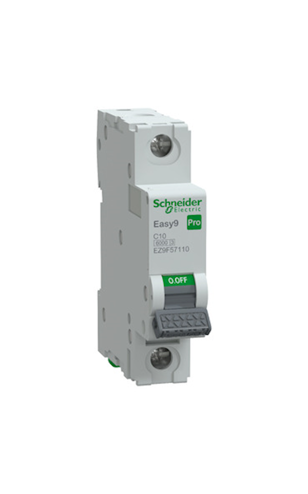 Schneider Electric EASY9 PRO EZ9F57110 Kismegszakító, 1P, C, 10A