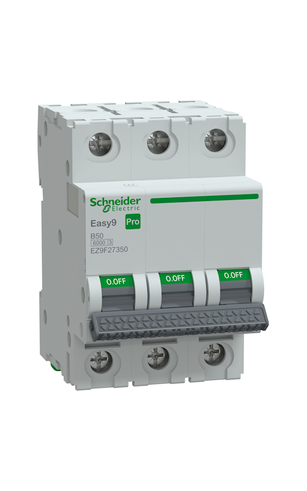 Schneider Electric EASY9 PRO EZ9F27350 Kismegszakító, 3P, B, 50A