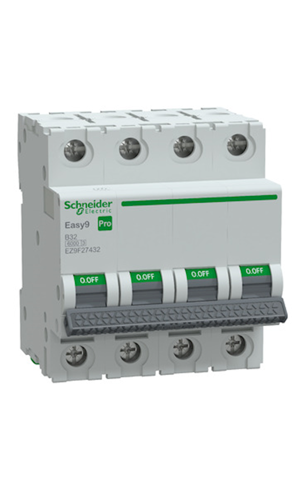 Schneider Electric EASY9 PRO EZ9F27432 Kismegszakító, 4P, B, 32A