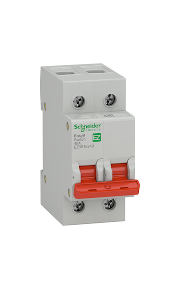 Schneider Electric EASY9 PRO EZ9S16240 Szakaszolókapcsoló, 2P, 40A