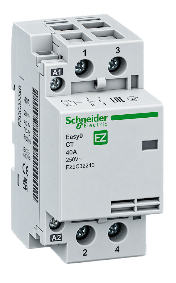 Schneider Electric EASY9 PRO EZ9C32240 Kontaktor, 2P, 2NO, 40A