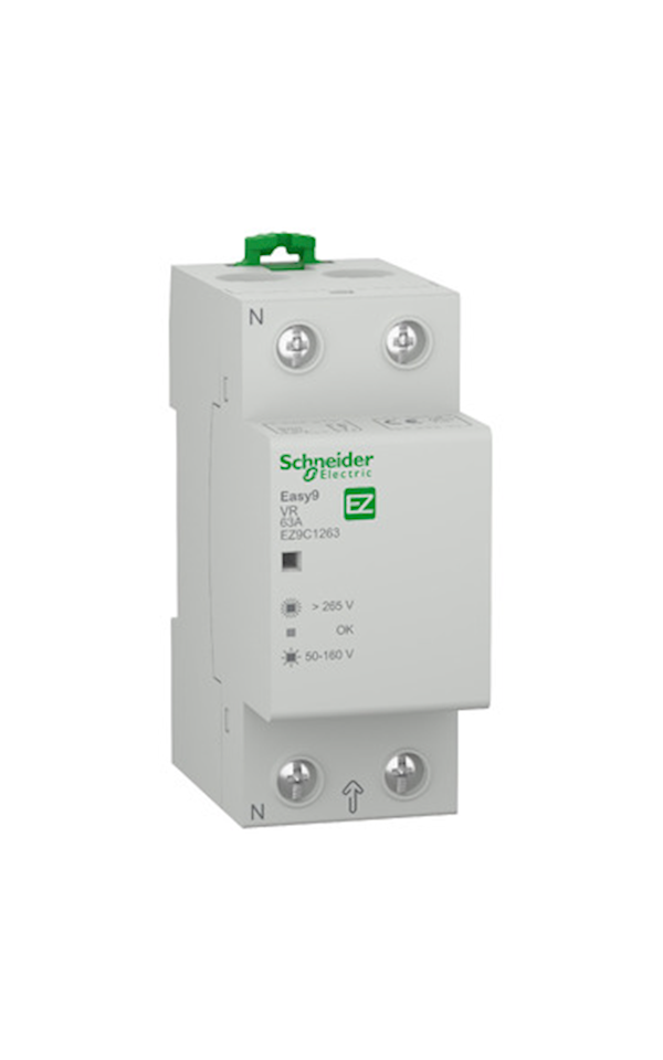 Schneider Electric EASY9 PRO EZ9C1263 Feszültségfigyelő relé, 1P-N, 63A