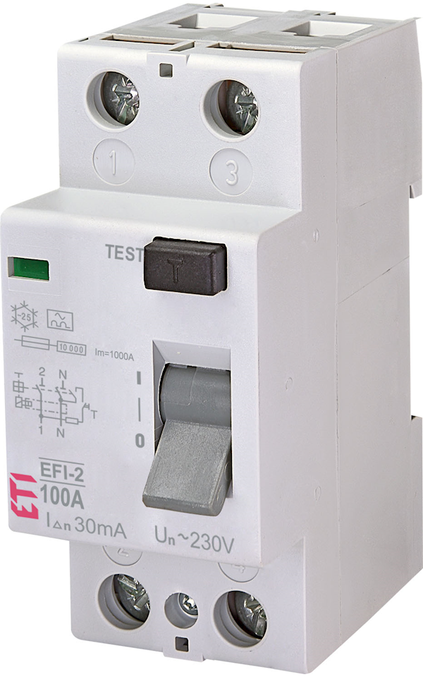EFI-2 A 100A/30mA áram-védőkapcsoló