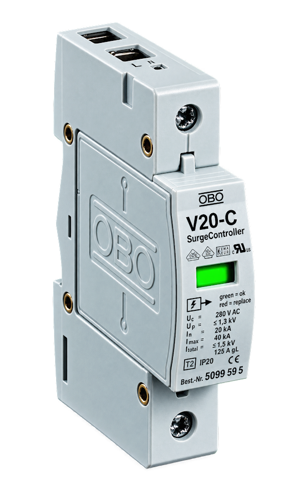 Obo Bettermann V20-C 5094618 1-280 1-pólusú kivitel